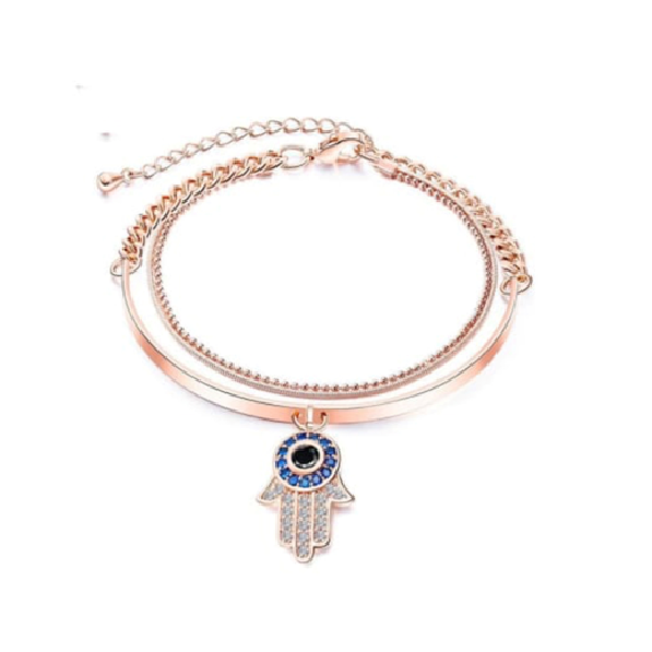 Hamsa Evil Eye Bracelet