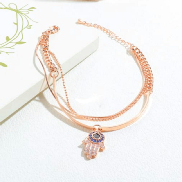 Hamsa Evil Eye Bracelet