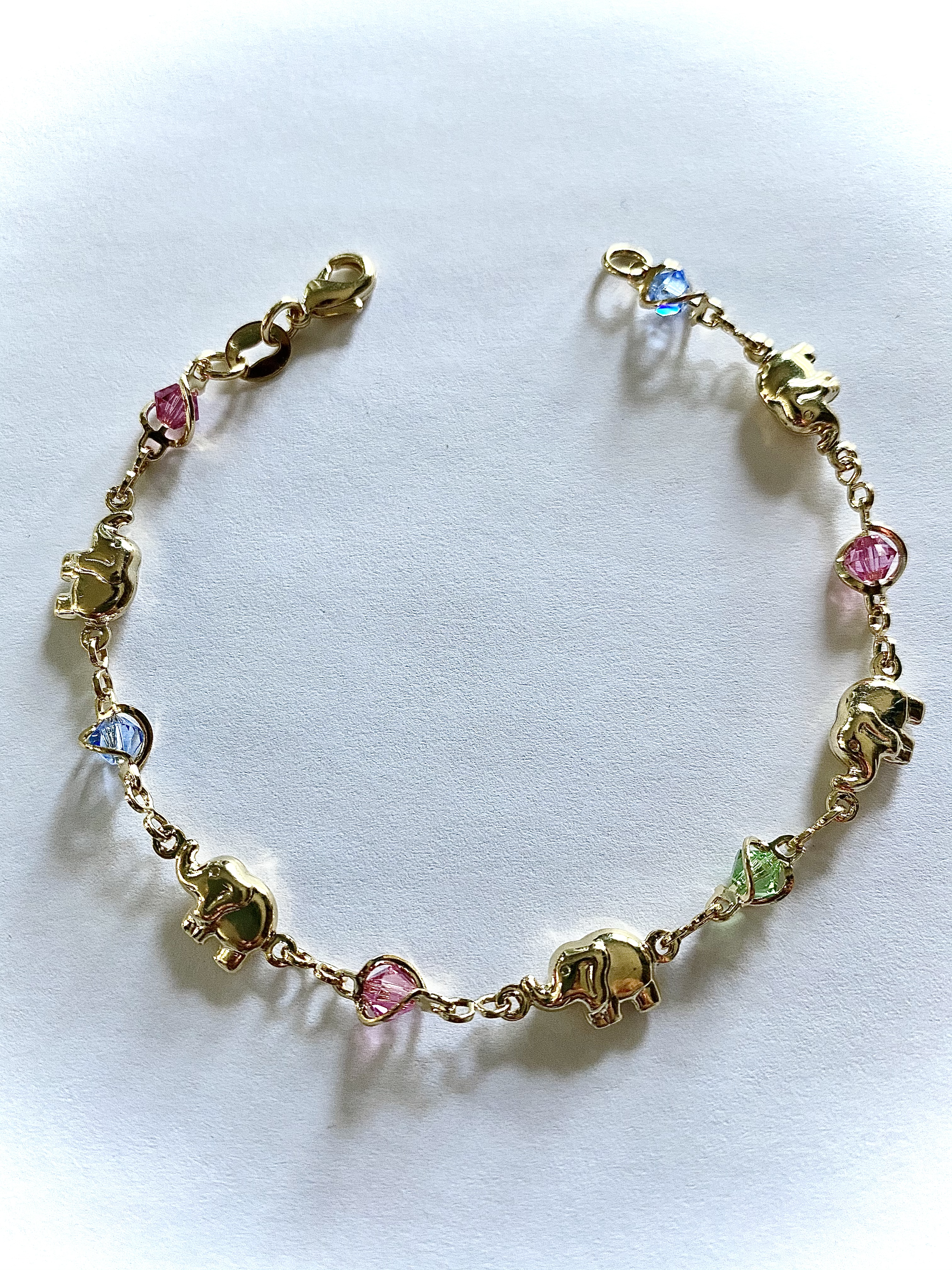 Elephant Charm Bracelet (Multi)