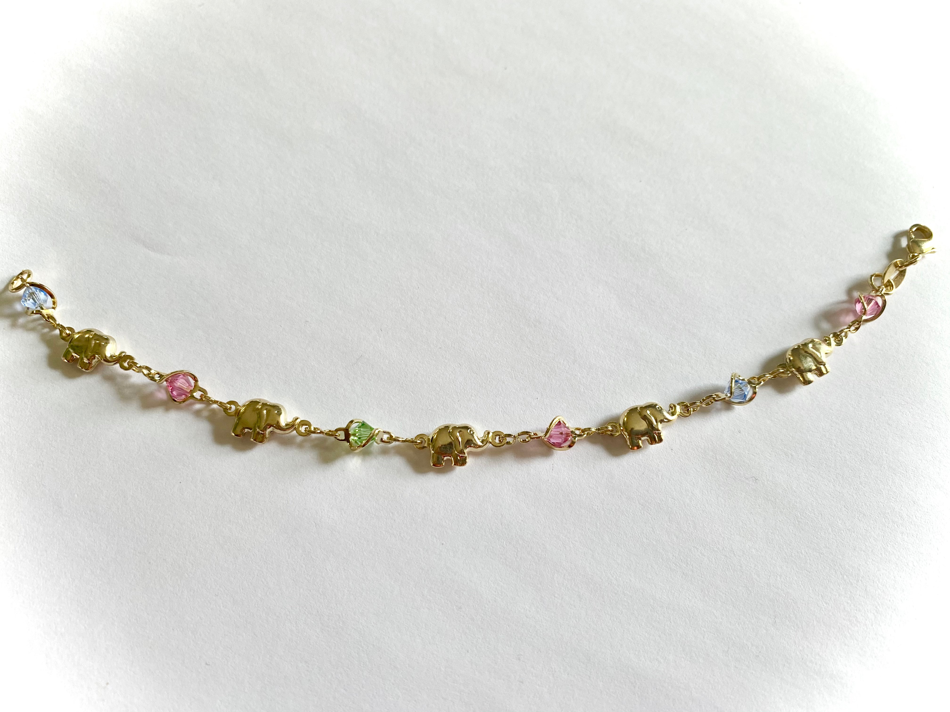Elephant Charm Bracelet (Multi)