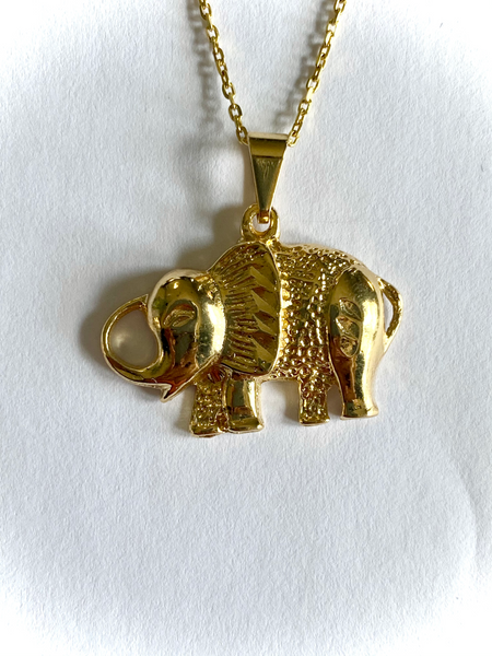 Dainty Elephant Necklace Gurlstreasures