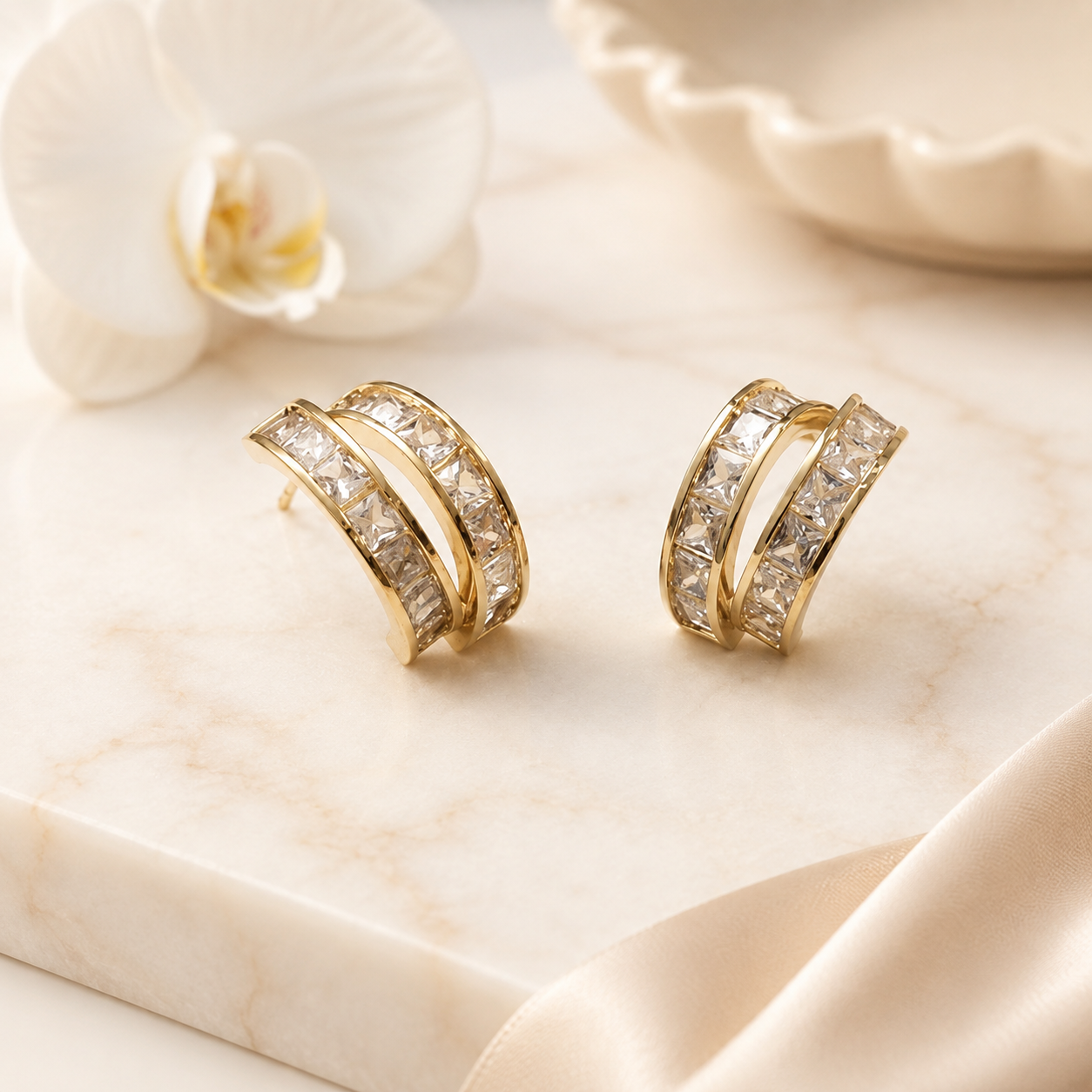 Luxe X Sparkle Earrings