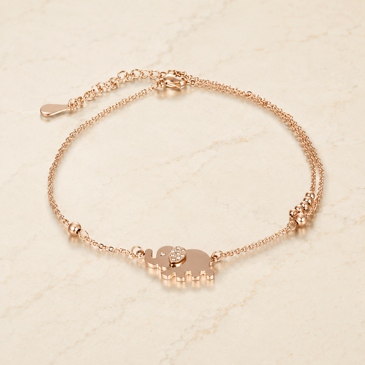 Strength in Every Step Anklet