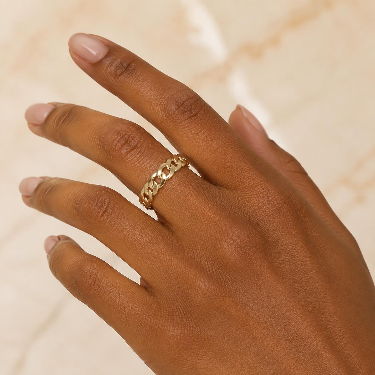 Linked in Luxe Ring