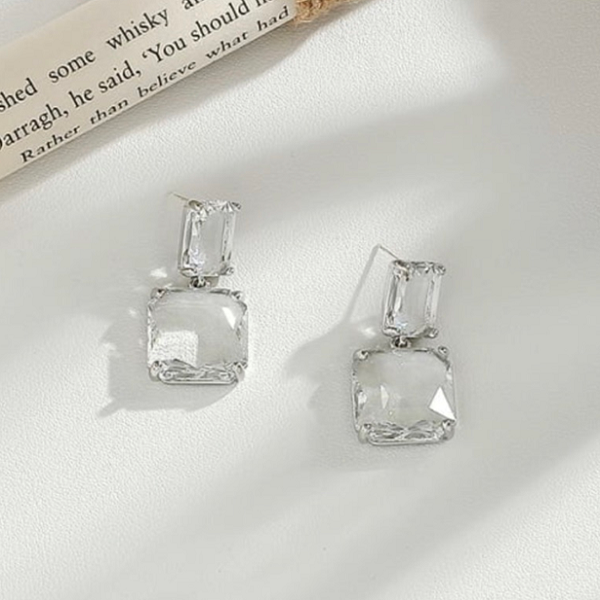 Square Drop Earrings